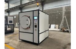 China Lab High Temperature Vacuum Muffle Furnace For Nitrogen Hydrogen Atmosphere supplier