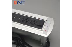 China 1.5m Cable Length 16A Desktop Flush Flip Up Outlet With USB supplier