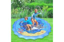 China Summer Outdoor Children'S Water Spray Toy PVC Blue Shark  69-Inch supplier