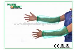 China Free Size Disposable PE Oversleeves For Protecting Arm supplier