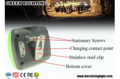 China Green LED Mining Headlamp 6.4 Ah with OLED screen with PP meterial supplier