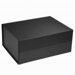 Middle Pink Folding Gift Box Book Shaped Paper Rigid Packaging Box Matt Lamination for sale