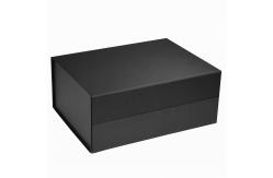 China Middle Pink Folding Gift Box Book Shaped Paper Rigid Packaging Box Matt Lamination supplier