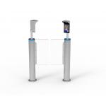 China Face Recognition Speed Barrier Gate High Security Low Noise Infrared Sensor Alarm System 650-145CM Width manufacturer
