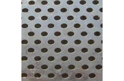China Galvanised Round Hole Perforated Sheet DX52D Regular Spangle supplier