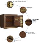 H13.78 Inch Smart Office Safe Box Electronic Dual Alarm YB/N7-35
