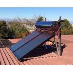 Home Thermal Flat Plate Solar Geysers Hot Water Heater Closed Circulation for sale