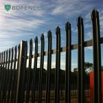 Custom Residential Steel Fencing Black Metal Picket Decorative Wrought Iron Fence Ornamental Steel Fence for sale