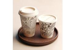 China Customized 32oz 970ml Double PE Single Paper Cup Heat resistant supplier