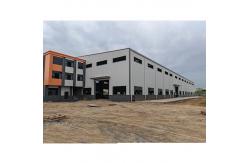 China Prefabricated Steel Frame Multi Storey Buildings , Industrial Steel Frame Building Section supplier