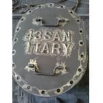Oval Flat - Mounted Boat Deck Hatch Covers Marine Boat Hatch Parts For Ships for sale