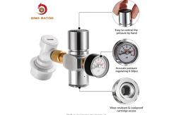 China No Leaking 0-60 PSI Mini Keg CO2 Regulator For Carbonation supplier