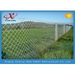 Eco Friendly Chain Wire Fencing , Chain Link Wire Fence For Basketball Bround
