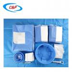 Medical Consumables Disposable Femoral Angiography Drape Blue Anti Static for sale