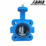 DN50 Industrial Butterfly Valve With Stainless Steel Plate For Corrosion Resistance for sale