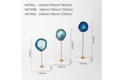 China Contemporary Marble Base tabletop Agate Decorative Art Craft supplier