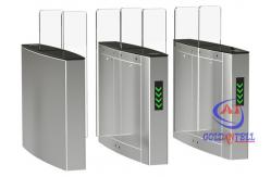 China Double Lanes Full Height Pedestrian Turnstiles Biometric Access For Residential supplier