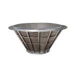 Customized Triangle Wedge Wire Centrifugal Partition Basket For Industrial Filtration