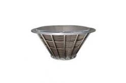 China Customized Triangle Wedge Wire Centrifugal Partition Basket For Industrial Filtration supplier