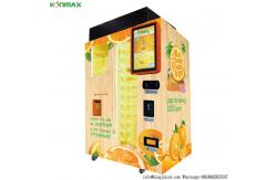 China Auto Ozone Sterilazation Freshly Squeezed Orange Juice Vending Machine With Lcd Nfc supplier