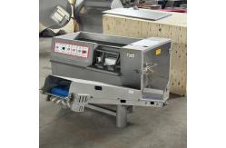China 600kg/h Automatic Meat Cutting Machine Meat Cubing Machine Meat Cube Dicer Machine supplier