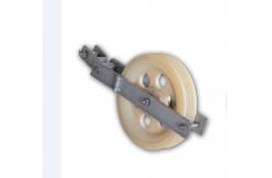 China 10KN ACSR Large Diameter Rope Pulley ACSR Conductor Single Sheave Stringing Block supplier