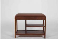 China Lightweight 3 Shelves Entryway Bench With Shoe Storage / Hidden Drawer supplier