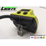 13.6Ah 530lum 25000lux Led Mining Cap Lamp For Underground
