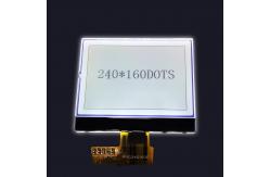 China COG 240160 Fstn Lcd Module Monochrome LCD Display White Backlight Micro supplier