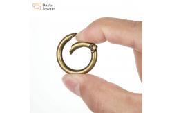 China Buckle Round Spring O Rings , Trigger Metal Snap Hooks Clips supplier