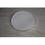 Eco friendly brown food grade plastic PE lid with customized logo embossing