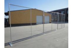 China Galvanized Chain Link Temporary Fencing Panel , Temporary Security Fence USA Standard supplier