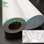 24*150ft 20lb Coil 2 Inches White CAD Bond Paper For Engineering Drawing 36*150ft for sale