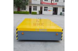China Steerable 3 Tons Electric Flat Car , Motor Driven Automatic Transfer Cart supplier