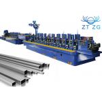 High Strength Steel Square Tube Making Machine , 0.5mm Erw Pipe Plant for sale
