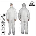Disposable Single Use SPP Polypropylene Breathable Anti-Dust Coverall for Clean Rules for sale