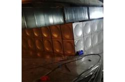 China Rectangular Silver Water Tank , Purification Super Insulated Hot Water Tank supplier