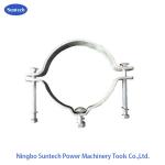 Carbon Steel Hot Dip Galvanized Pipe Clamp For Power Pole for sale