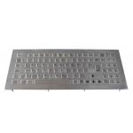 Front panel mount stainless Steel metal Kiosk Keyboard with 79 key , numeric keys