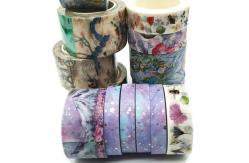 China Decorative Gold Foil Printing Patterned Washi Tape supplier
