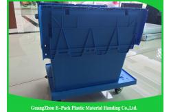 China Heavy Duty Big Plastic Shipping Containers With Attached Lids supplier