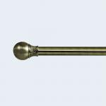 0.5 MM Thickness Anti-Brass Color Curtain Rod For Home Window Curtain Decoration for sale
