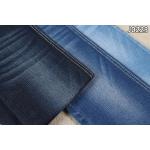 Dark Blue Sluby Cotton Polyester Spandex Denim Fabric With Stretch Recovery for sale
