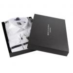 200gsm 350x270x60mm Garment Gift Boxes T Shirt Custom Logo With Lids BSCI for sale