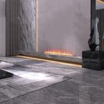 Modern Technology Metal Water Vapor Fireplace For Indoor/Living Room/Hotel for sale