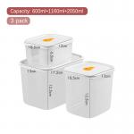 3L Plastic Lunch Containers Stackable Plastic Pack Lunch Box