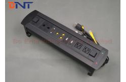 China Conference Room Tabletop Hidden Electric Rotation Power Socket 30cm Connection Wires supplier