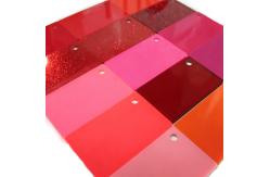 China Thick Opaque Red Cast Acrylic Sheet with Impact Resistance and Weather Resistance for Signage and Decor supplier