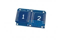 China Dual Base Adapter Board , D1 Mini Sensor Module For Arduino supplier