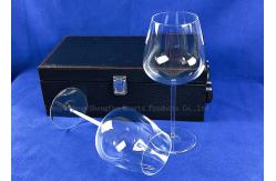 China SIO2 Red Wine 1100℃ Quartz Crystal Glass For Family Dinner supplier